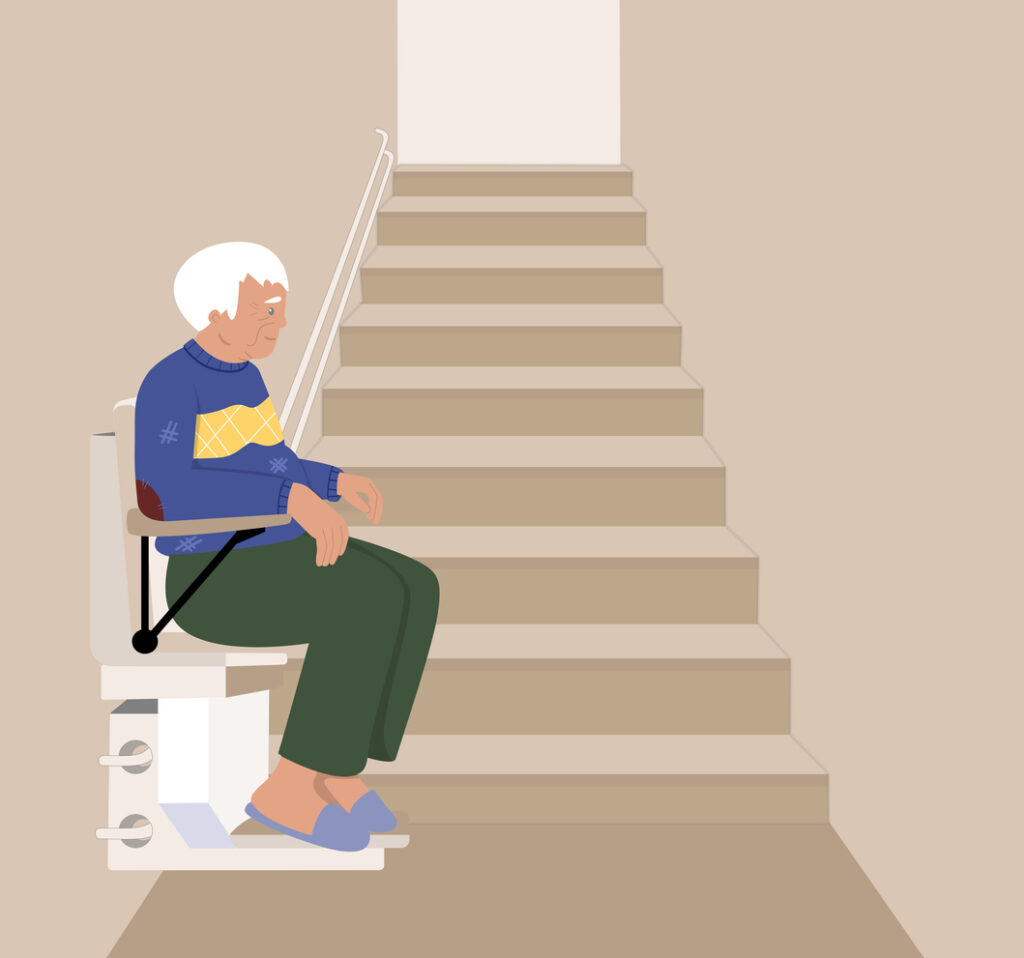 Wat zijn de voordelen en prijs van een rechte traplift?